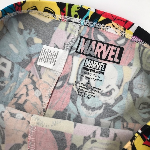 NWT Bold Colorful Marvel Hero Leggings - Picture 3 of 6